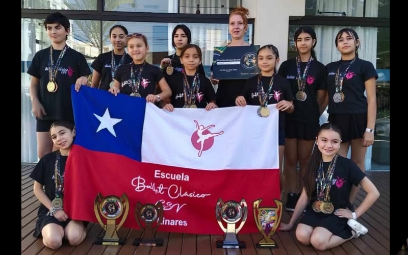 ¡Orgullo Internacional! Nuestra Estudiante Catalina Tapia Brilla en Competencia de Ballet en Brasil