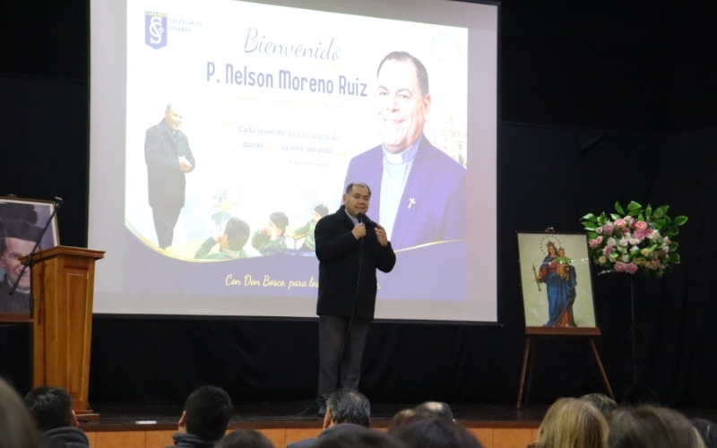 Diálogo, encuentro y cercanía: Padre Inspector continuó su intensa agenda en nuestra Casa Salesiana