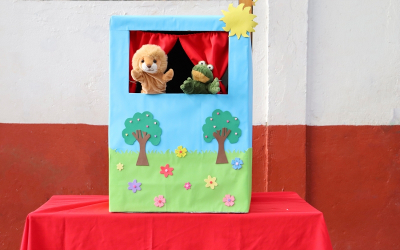 Nivel Parvulario Disfruta y Aprende con la Obra de T&iacute;teres &ldquo;La Rana y el Le&oacute;n en el Bosque&rdquo; en la Semana de la Inclusi&oacute;n