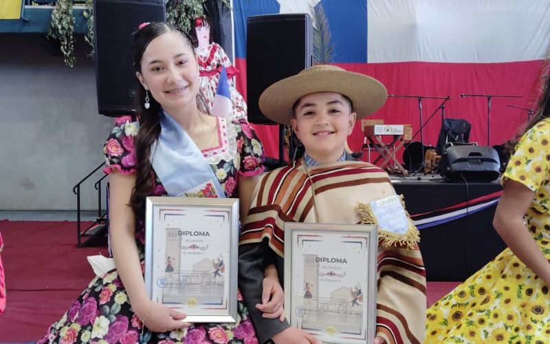 &iexcl;Tenemos Campeones Comunales! Pareja Salesiana Obtiene Primer Lugar en Campeonato Escolar de Cueca